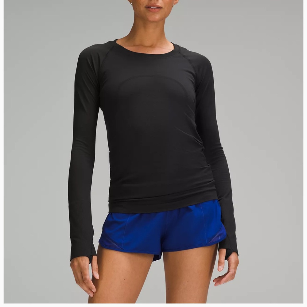 Lululemon Swiftly Tech Long-Sleeve Shirt 2.0 Hip Length Size: 6